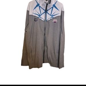 Arena  USA Swiming National Team Men's Gray and White Jacket. Size 3XL